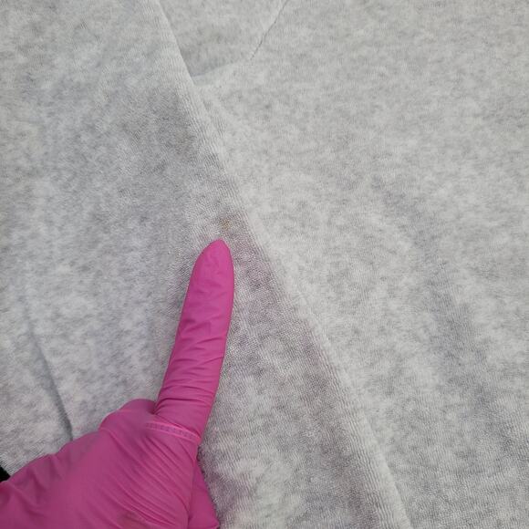 NIKE Fleece Track Jacket Women Medium 20x19 Ringer Crop Baggy - Picture 10 of 16